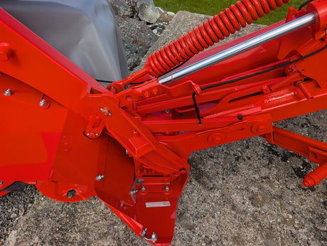 KUHN GMD 240-FF 2.4m disc mower with hydraulic suspension, red frame