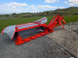 Kuhn GMD 240-FF 2.4m six-disc mower with hydraulic suspension, red agricultural machinery