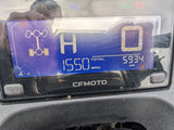 Used CFMOTO CFORCE 520 ATV dashboard with blue digital display and CFMOTO branding