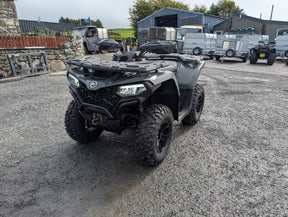 Used CFMOTO CFORCE 520 ATV in dark green with rugged tires
