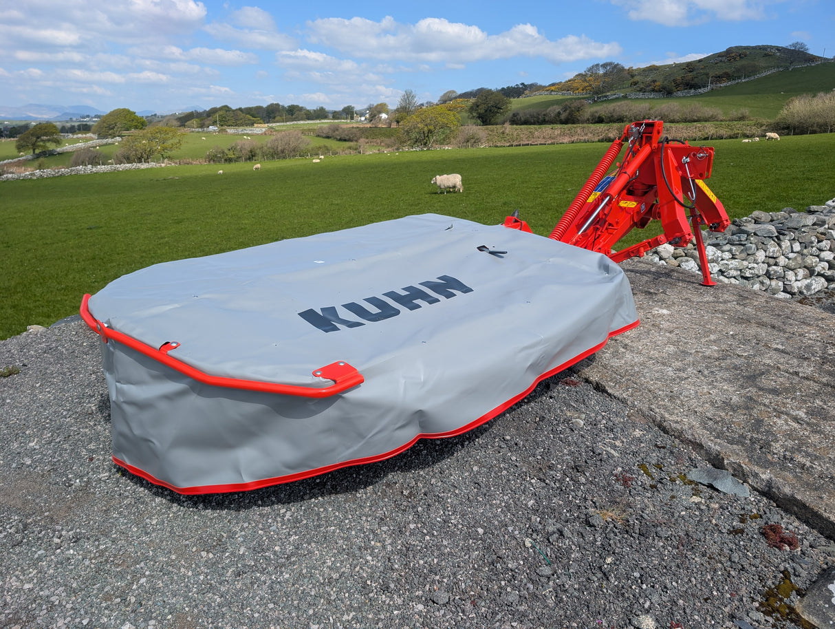 KUHN GMD 240-FF 2.4m red disc mower, 6-disc, hydraulic suspension