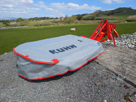 KUHN GMD 240-FF 2.4m red disc mower, 6-disc, hydraulic suspension