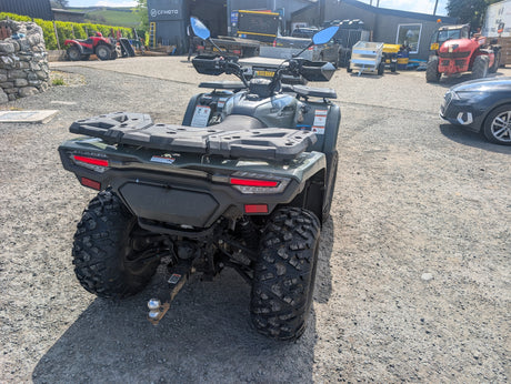 Used CFMOTO CFORCE 520 ATV from DGT Agri, gray body with large knobby tires and rear cargo rack