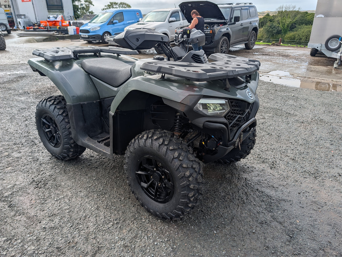 Used CFMOTO CFORCE 520 ATV from DGT Agri, gray-green with rugged tires