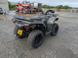 Used CFMOTO CFORCE 520 ATV in gray-green with rugged tires and rear cargo rack.