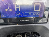 Used CFMOTO CFORCE 520 ATV dashboard with blue digital gauge display
