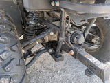 Used CFMOTO CFORCE 520 ATV undercarriage with black coil-spring suspension
