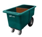 JFC Agri Dividing Baffle for Slimline Feed Barrow TWB7, wooden divider in green wheeled bin